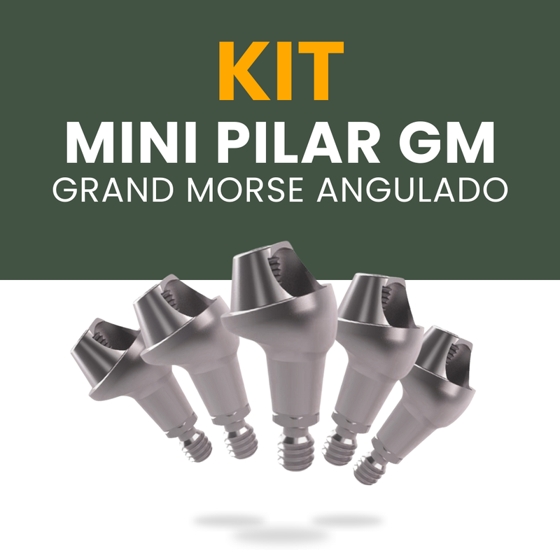 KIT 10 Unidades Mini Pilar Master (GM) Angulado 17° e 30°